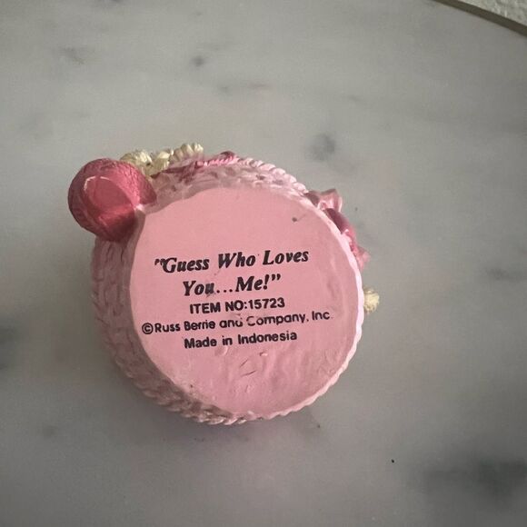 Vintage Calico kittens Priscilla Hillman 1997 Russ & Bernie Co. Kitty with Yarn - Picture 8 of 11